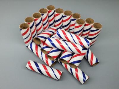 25pc Firework Tubes 3/4" x 3-1/2" x 3/32" Craft Cardboard Tubes Pyro