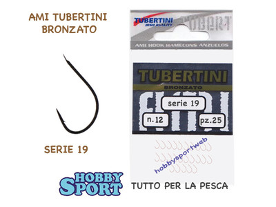AMI TUBERTINI SERIE 19 BRONZATO SIZE 12 - BUSTA 25 PZ FIUME LAGO MARE