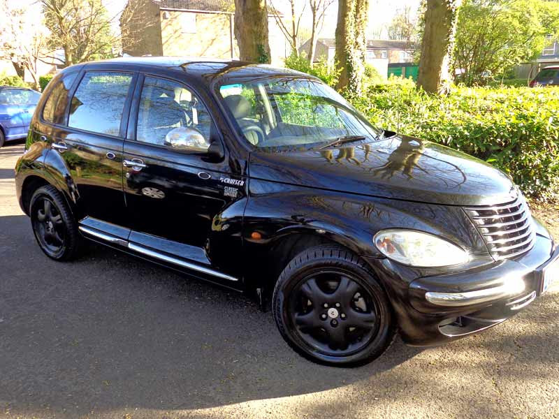 BLACK 2001 CHRYSLER PT CRUISER 2.0 LTR CLASSIC EDITION £550 (ONO