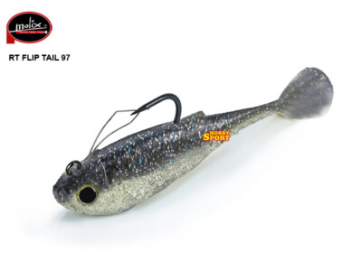 MOLIX RT FLIP TAIL 3" 14 GR COLORE 97 GHOST BLUE GILL  SPINNING BLACK BASS