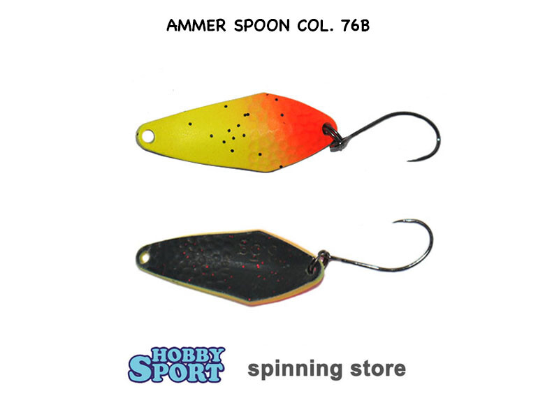 AMMER SPOON 2,5 GR COL 76B YELLOW ORANGE ARHKAMM76B HERAKLES AREA TROUT