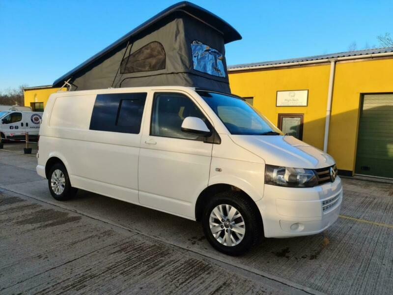 VOLKSWAGEN TRANSPORTER 2.0 TDI, CAMPERVAN, 4 BERTH, POPTOP, 70K, FSH