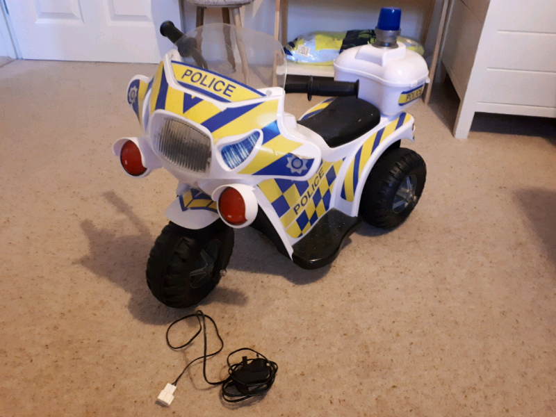 ride on electric police bike