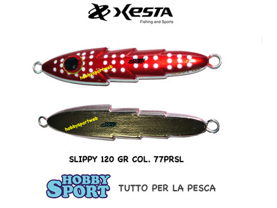 XESTA METAL JIG SLOW EMOTION SLIPPY 120 gr col.77PRSL ROSSO SLOW PITCH