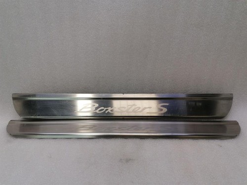PORSCHE BOXSTER S 987 Door Sill Set 98755198018 Einstiegsleiste Satz Aluminium