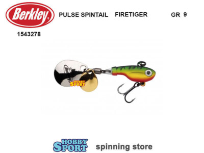 BERKLEY PULSE SPINTAIL  COL FIRETIGER 9 GR PESCA PERSICO E TROTA 1543278