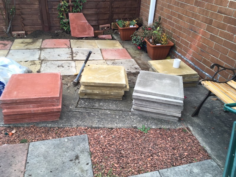 28 new jewson paving slabs 2x2 in Blyth, Northumberland Gumtree