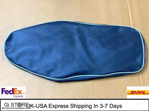 42-9072 Dual Seat Cover White Piping - BSA A7/A10/B31/B33 Swinging Arm