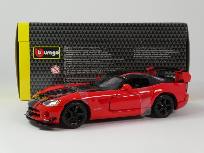 ブラーゴ　BURAGO 1/18 Dodge Viper RT/10 2台セット Burago Dodge Viper RT/10 1:18 Scale Black Model Car | eBay