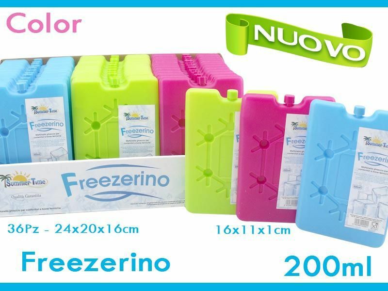 Set 36 Pz Freezerino Ghiaccio 200ml Termica Mare Termico Refrigerante hmj