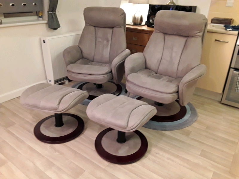 2 Recliner swivel lounge chairs in Exeter, Devon Gumtree