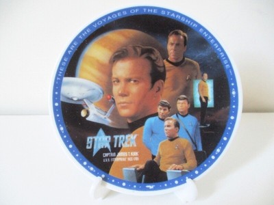 Star Trek Captain Kirk Miniature Collector's Plate - 1994 - New in Box!!