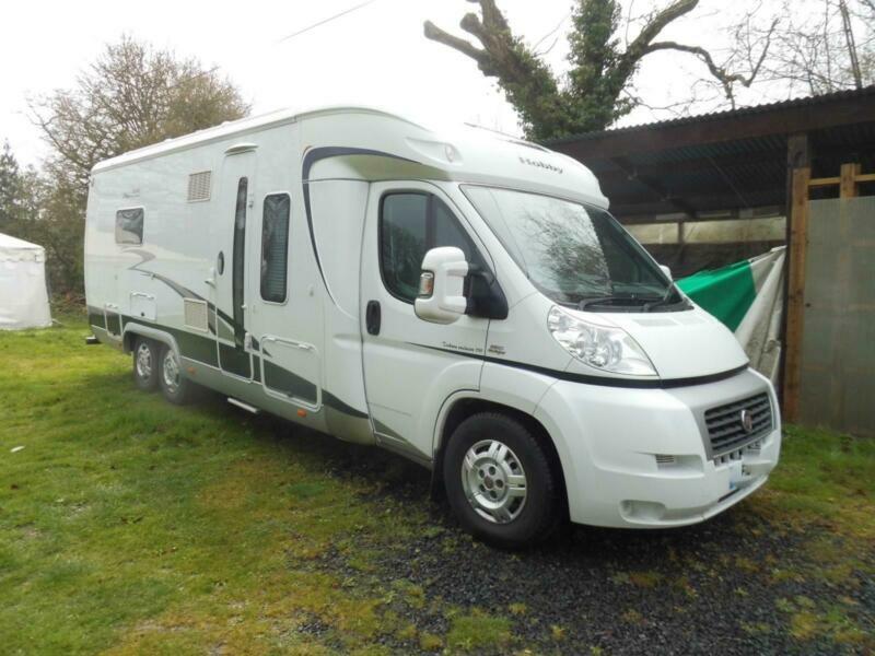Hobby Toskana Exclusive 750 4 berth fixed single beds motorhome for