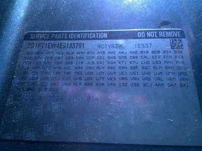 Driver Caliper Front VIN J 8th Digit Opt L99 Fits 10-15 CAMARO 366932