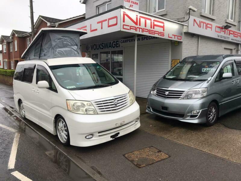 Toyota Alphard 5 seater 48'' Rock n Roll Bed Camper in