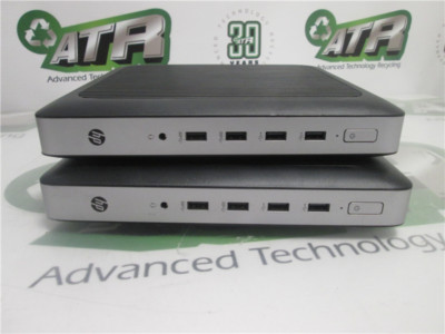 HP t630 Thin Client, AMD GX-420GI, 4GB DDR4 RAM, Lot of 2 - Good Condition