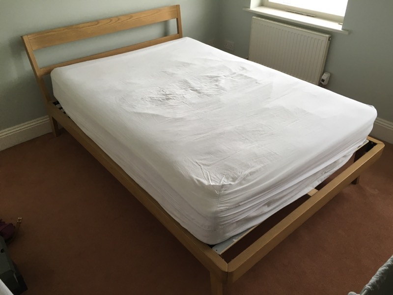 Habitat Tatsuma Ash Double Bed as new in Whiteladies Road, Bristol