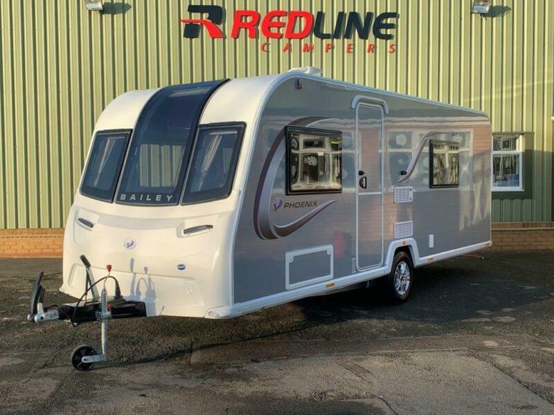2021 Bailey Phoenix Plus + 642 Touring Caravan, Twin Single Bed, 2,3,4