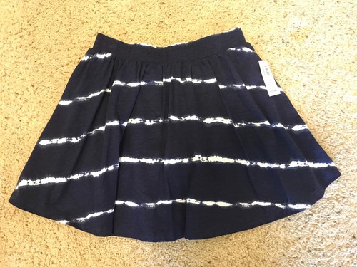 Old Navy Set Of 2 Girls Skirts Skirt Skort Navy Blue Large L 10 12 Tote Bag NWT