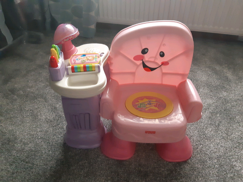 Fisher Price Laugh Learn Pink Musical Activity Chair In Lanark South Lanarkshire Gumtree