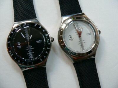 Pre-owned Swatch Condition  Irony Sydney 2000 Olympics Swagmen Yzs02 2-watch Set Rare