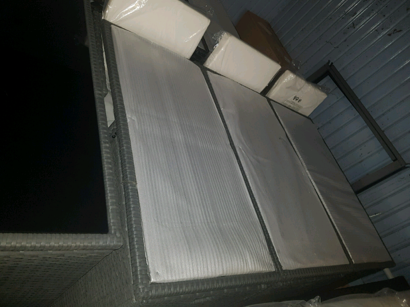 A brand new grey 11 piece garden rattan furniture set . | in Stoke-on