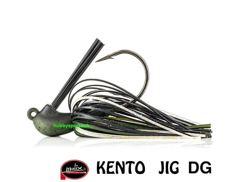 MOLIX KENTO DG JIG 3/8 OZ COL 674 DARK WATERMELON SHAD 10 GR SPINNING BLACK BASS
