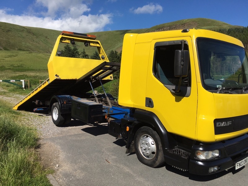 DAF Recovery Truck Tilt slide with spec and winch mot exempt may swap px in Bridgend Gumtree