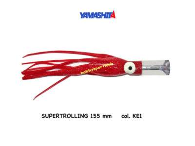 YAMASHITA KONA MOD SUPERTROLLING COLORE KE1 ROSSO 15,5 CM PESCA TRAINA