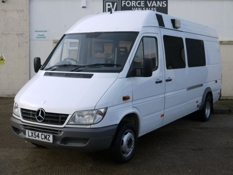 MERCEDES SPRINTER 416 AUTO MINIBUS CREW CAMPER MOTORHOME MOTOX BAND DAY