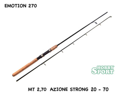 CANNA SPINNING EMOTION 270 H CASTING 20 / 70 GRAMMI PESCA SERRA