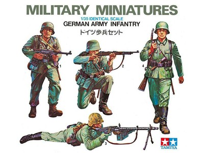 Fantassins Allemands WWII 1/35 Tamiya 35002