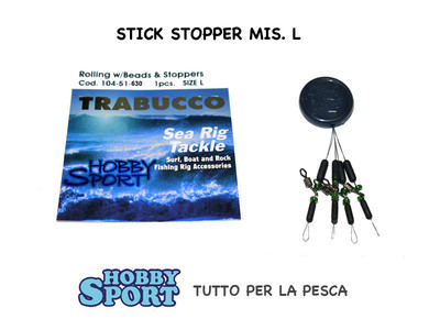 SET 3 PEZZI STICK STOPPER CON GIRELLA MIS L 10451630 TRABUCCO  SURFCASTING