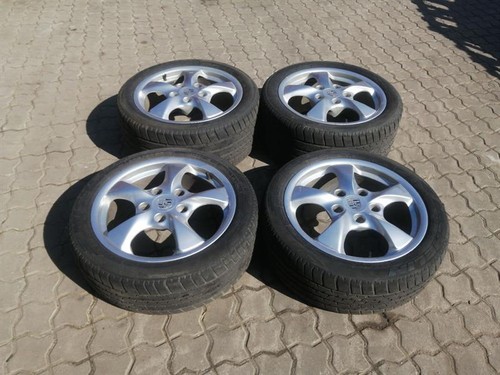 PORSCHE BOXSTER 986  Wheel Set 98636212401 Alufelge Satz 8.5JX17 ET48 7JX17 ET55
