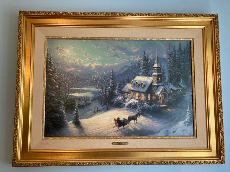 トーマス・キンケイド、Moonlight Sleigh Ride Moonlit Sleigh Ride – Thomas Kinkade Studios