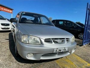 2000 Hyundai Accent LC GS Silver 5 Speed Manual Hatchback | Cars, Vans