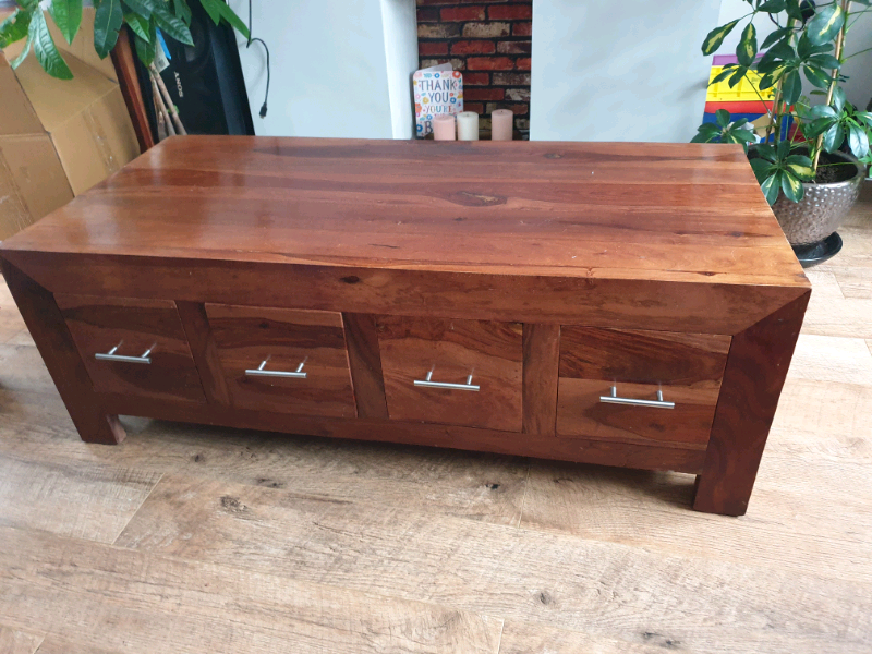 Heavy Wood coffee table in Middleton, Manchester Gumtree