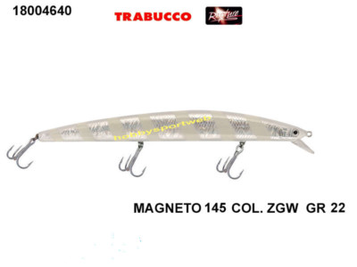 LONG JERK MAGNETO 145 Col ZGW  22 GR  SPINNING MARE RAPTURE TRABUCCO 18004640