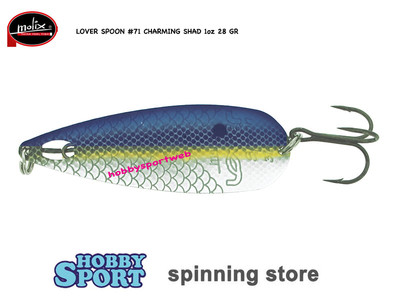 MOLIX LOVER SPOON  28 GR  COLORE  71 CHARMING SHAD.   1 OZ  - SPINNING X  LUCCIO