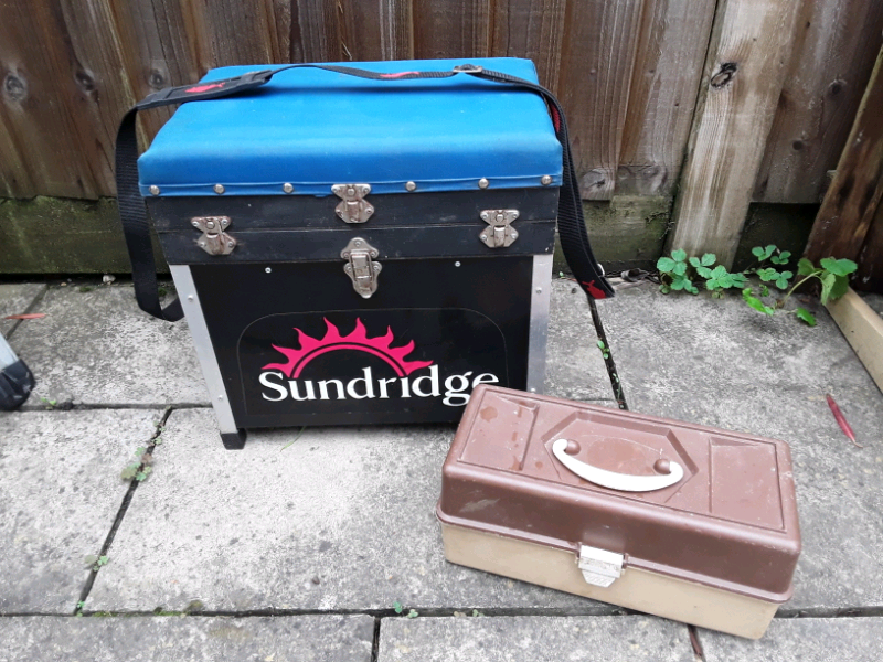 Vintage Sundridge Fishing seat box & storage box. in Woking, Surrey