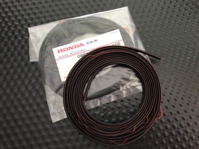 GENUINE OEM HONDA FRONT & REAR LIP SPOILER UNDERBODY MOLDING TAPE STRIP BLACK
