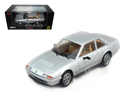 FERRARI 412 ELITE EDITION SILVER 1/43 DIECAST MODEL CAR BY HOTWHEELS N5597