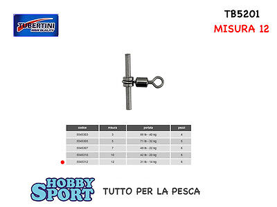 2 conf TB5201 TUBERTINI  ROLLING SU TUBETTO N  12   -  15 KG  PZ 12 BOLENTINO