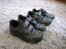 Kids shoes Adidas size 11 and Clarks 11 1/2