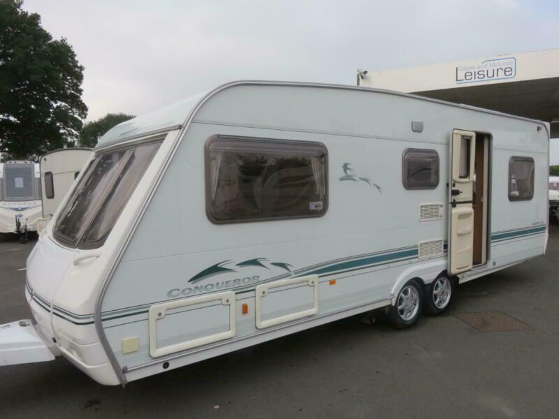 2003 SWIFT CONQUEROR 640 SAL, 5 BERTH TWIN AXLE TOURING CARAVAN