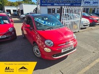 2017 Fiat 500 1.2 Lounge Euro 6 (s/s) 3dr HATCHBACK Petrol Manual