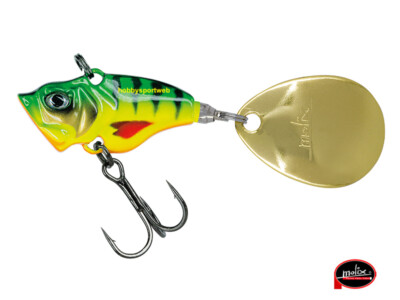 MOLIX TRAGO SPIN TAIL 14 GR 1/2 oz COLORE 468 FIRE TIGER SPINNING BLACK BASS