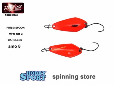 PRISM SPOON  3,0 gr  MFO ORANGE FLUO  AREA TROTA RAPTURE TRABUCCO 18808043