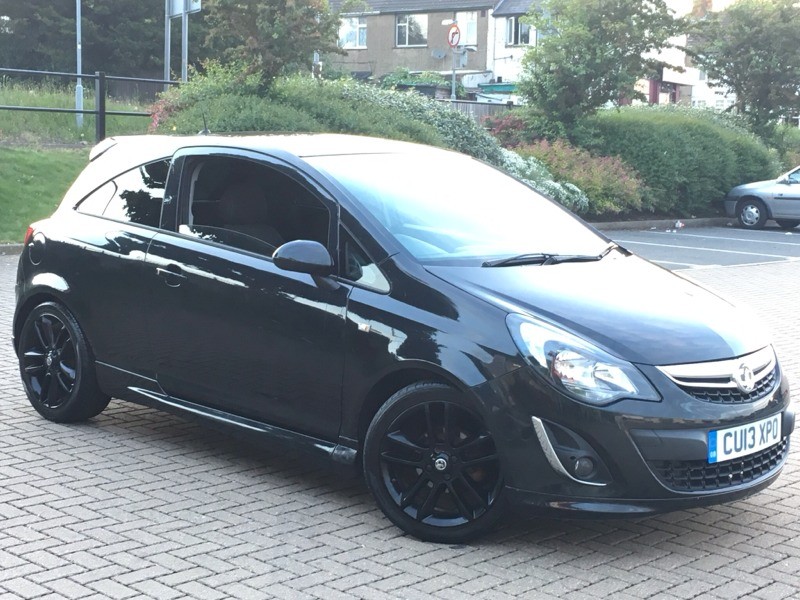 2013 VAUXHALL CORSA 1.2 LIMITED EDITION 43K MILES BLACK 3 DOOR in Luton, Bedfordshire