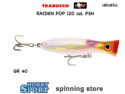 RAIDEN POP 120 COL PSH FANTASY 40 GR ARTIFICIALE SALTWATER 120MM 18018511